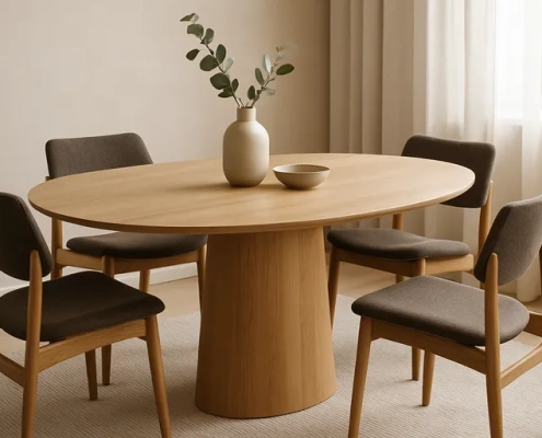Deens ovale eettafel: een mix van stijl en functionaliteit
