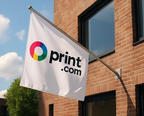 Een uitgebreide blik op gevelvlaggen en de voordelen van Print.com